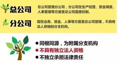 注冊(cè)子公司好還是分公司好，子公司和分公司有什么區(qū)別？